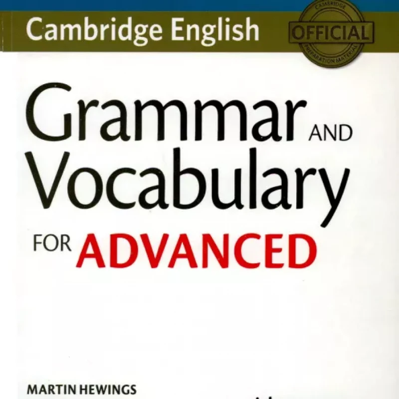 Grammar and Vocabulary for Advanced ( sách đen trắng )