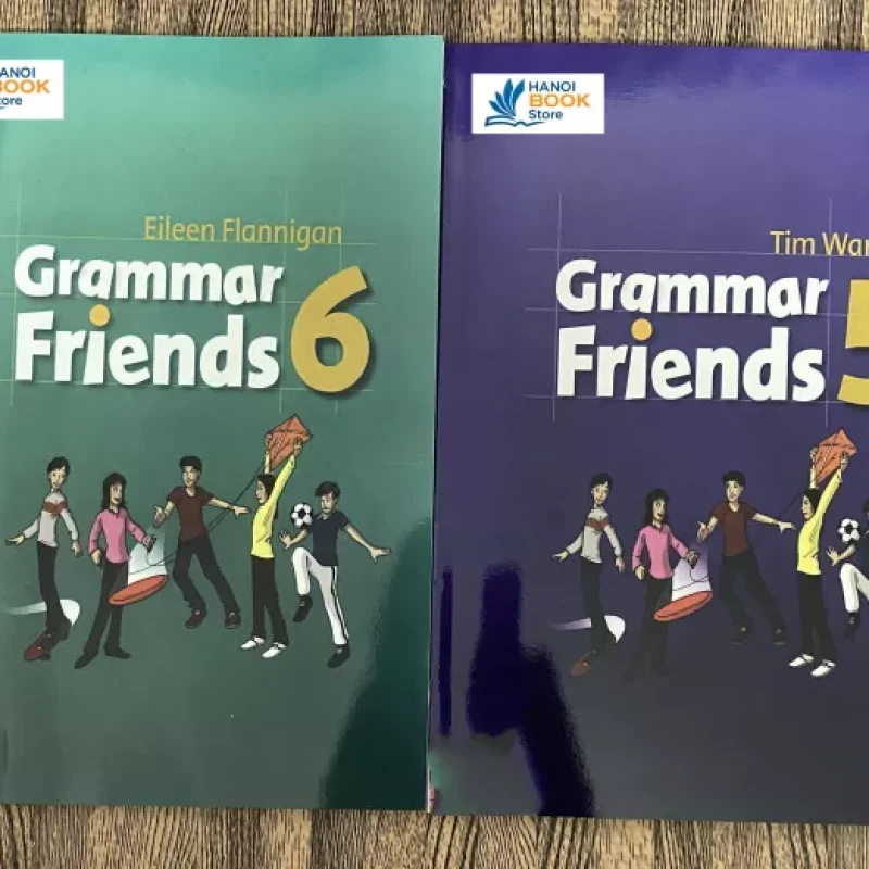 bộ sách Grammar Friends 1,2 - Students Book ( sách màu)