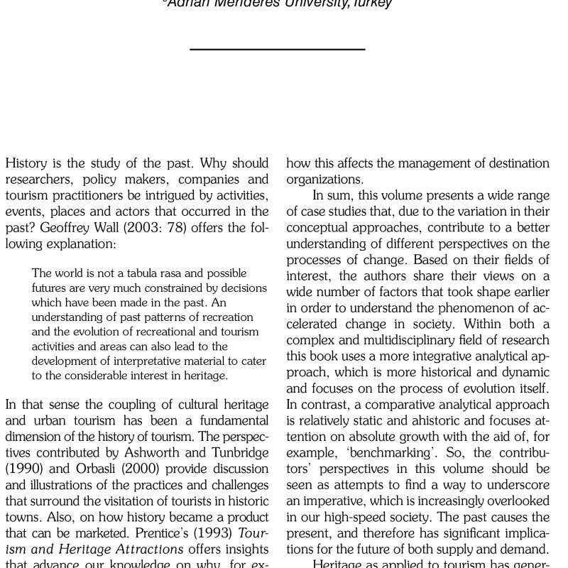 Sách Heritage tourism destinations preservation, communication and development