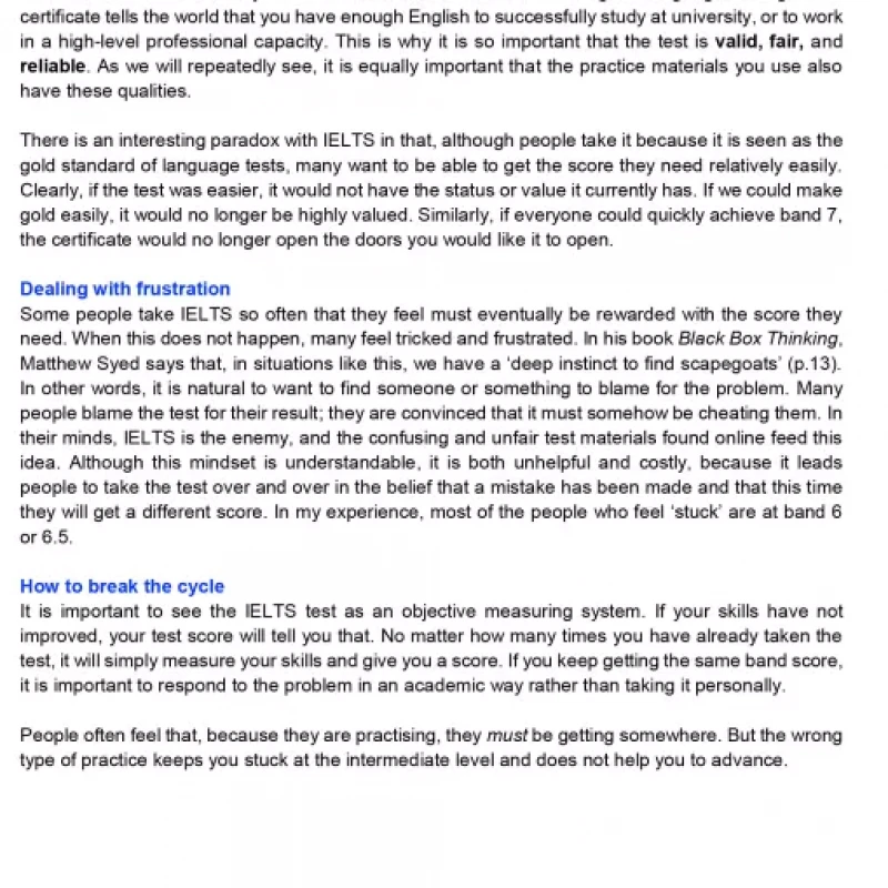 IELTS TEACHER - THE KEY TO IELTS SUCCESS (Sách đen trắng)