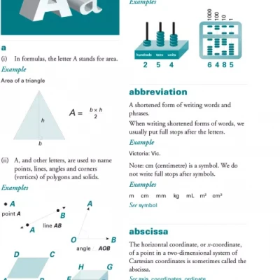 ILLUSTRATED MATH DICTIONARY 4TH EDITION (Sách đen trắng)