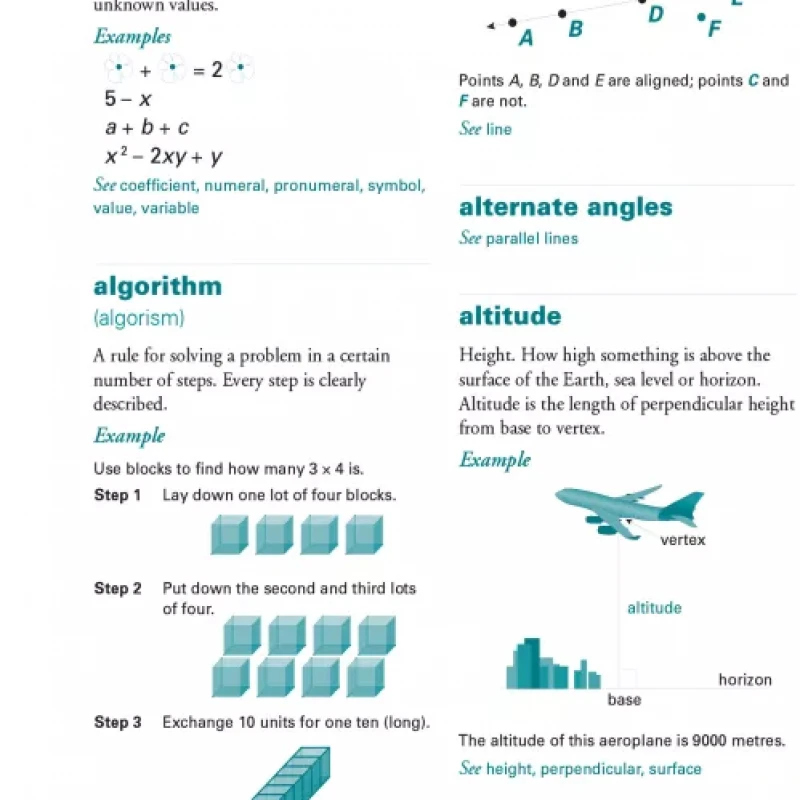 ILLUSTRATED MATH DICTIONARY 4TH EDITION (Sách đen trắng)