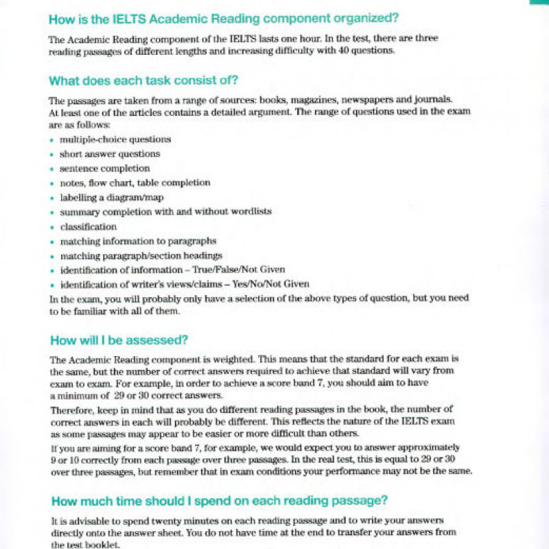 Improve Your Skills Reading for IELTS 4.5-6 Student with Answer Key (sach mau)