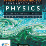 Instructors Solution Manual for Fundamentals of Physics