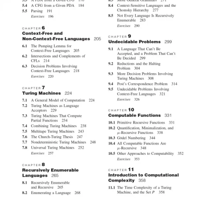 Introduction to Languages and the Theory of Computation