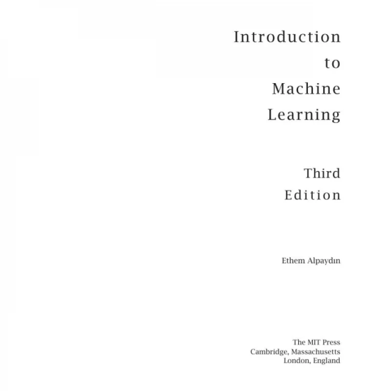 Introduction to Machine Learning