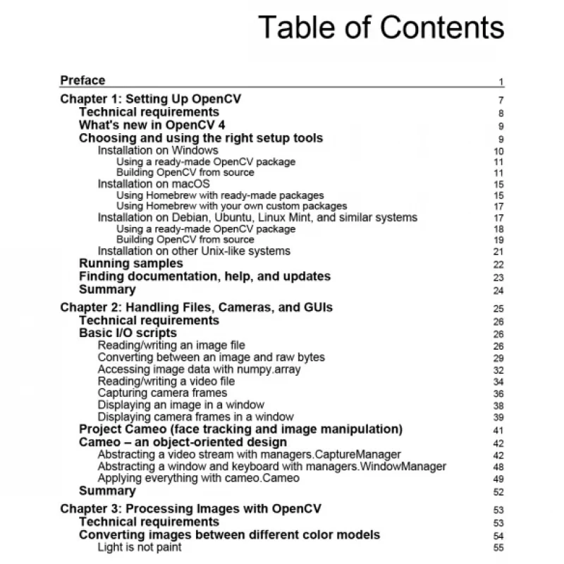 Learning OpenCV 4 Computer Vision with Python 3