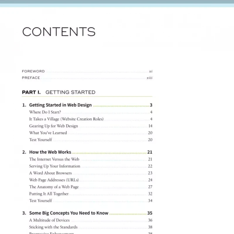 Learning Web Design