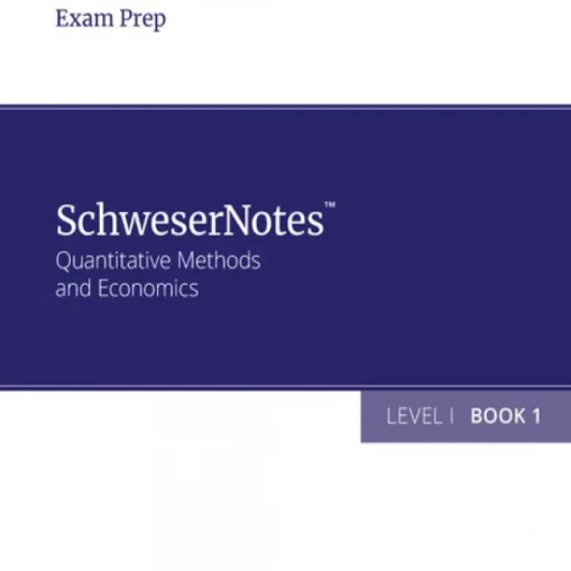 2022 CFA© Level I SchweserNotes Book 1,2,3,4,5
