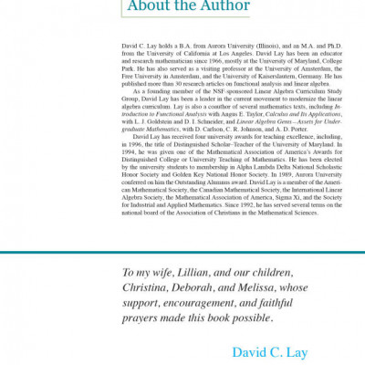 Linear Algebra and Its Applications