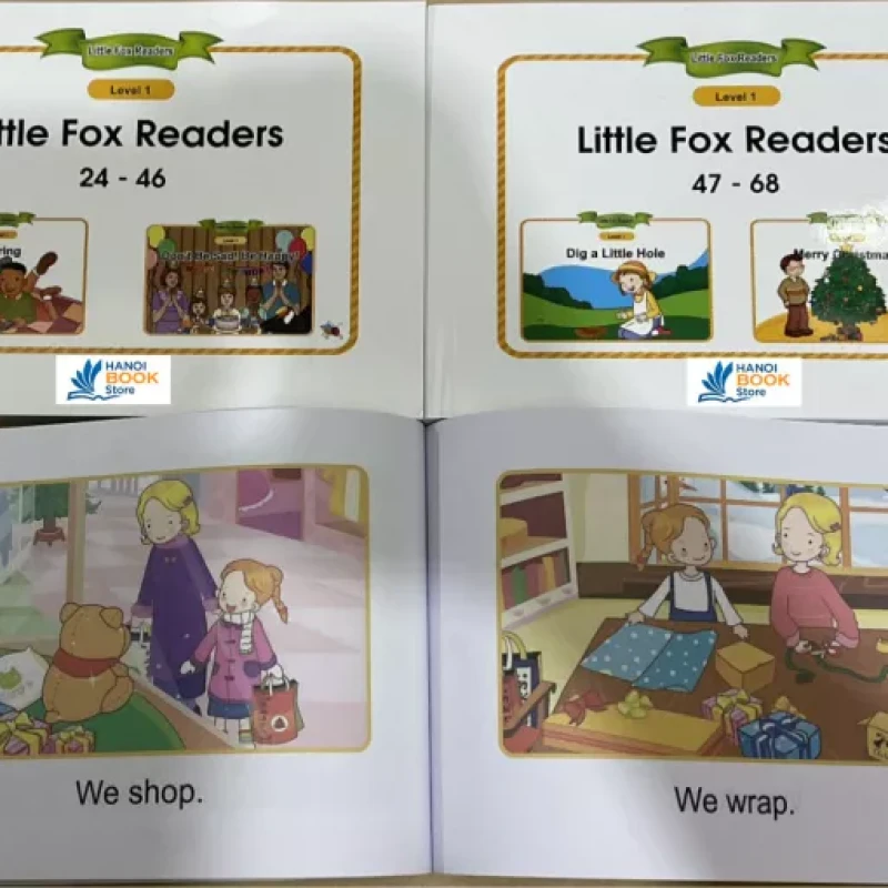 Little Fox Readers Lever 1 Single - Sách A5 chất lượng cao (Tặng kèm File Nghe)