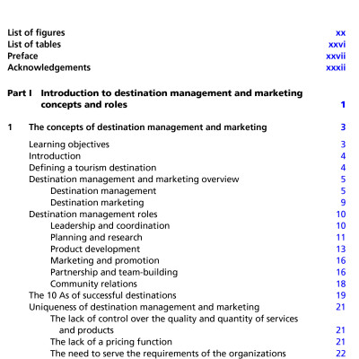 Sách Marketing and Managing Tourism Destinations