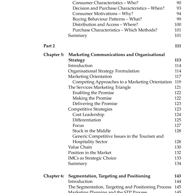 Sách Marketing Communications in Tourism and Hospitality - Concepts, Strategies and Cases