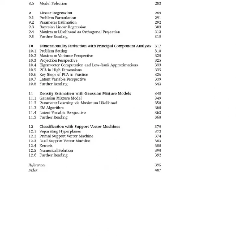 Mathematics for Machine Learning