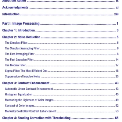 Modern Algorithms for Image Processing