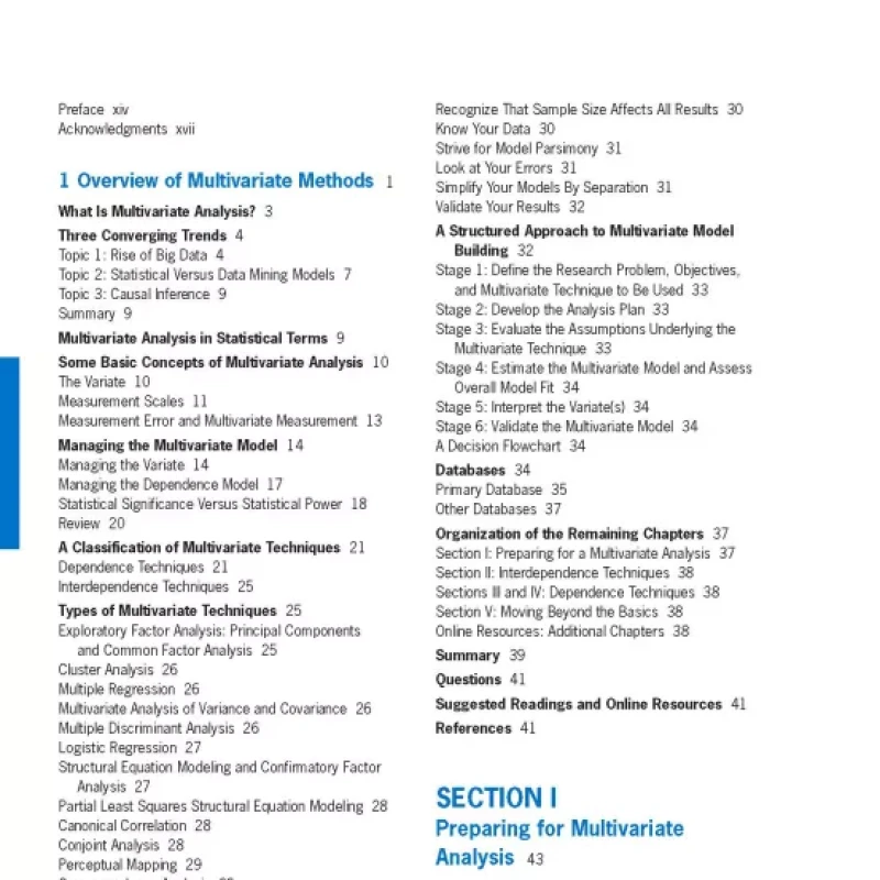 Multivariate Data Analysis