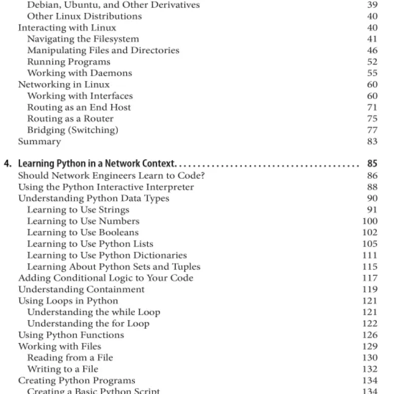 Network Programmability and Automation