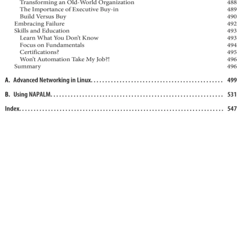 Network Programmability and Automation