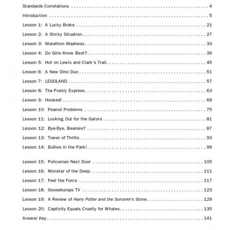 Nonfiction Comprehension Test Practice Level 4 (sách đen trắng) Sách tiếng anh
