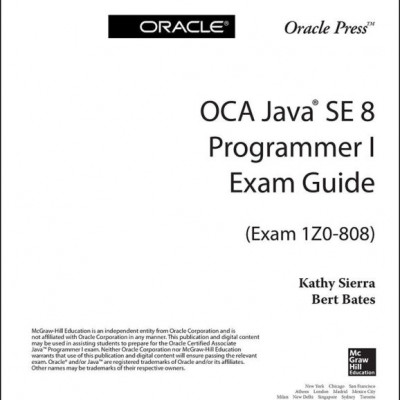 OCA Java SE 8 programmer I exam guide exam 1Z0-808