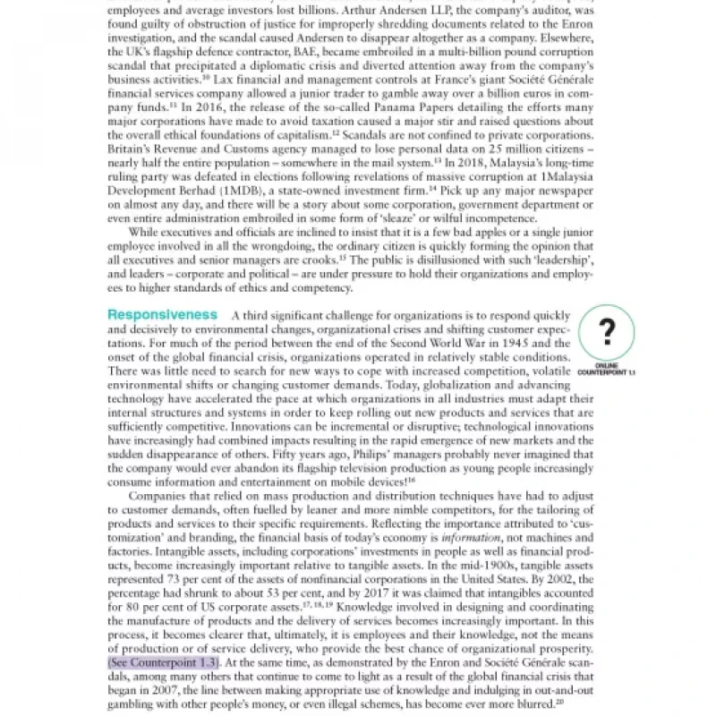 Organization Theory Design An International Perspective