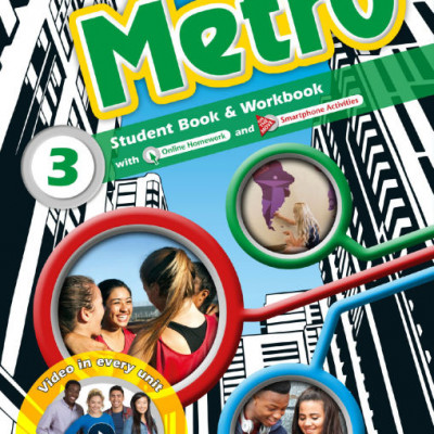 OXFORD METRO STUDENT'S BOOK & WORKBOOK 3 (sách gia công)