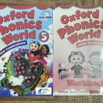 Oxford Phonics World 1,2,3,4,5 Student Book & Workbook ( tài liệu in màu)