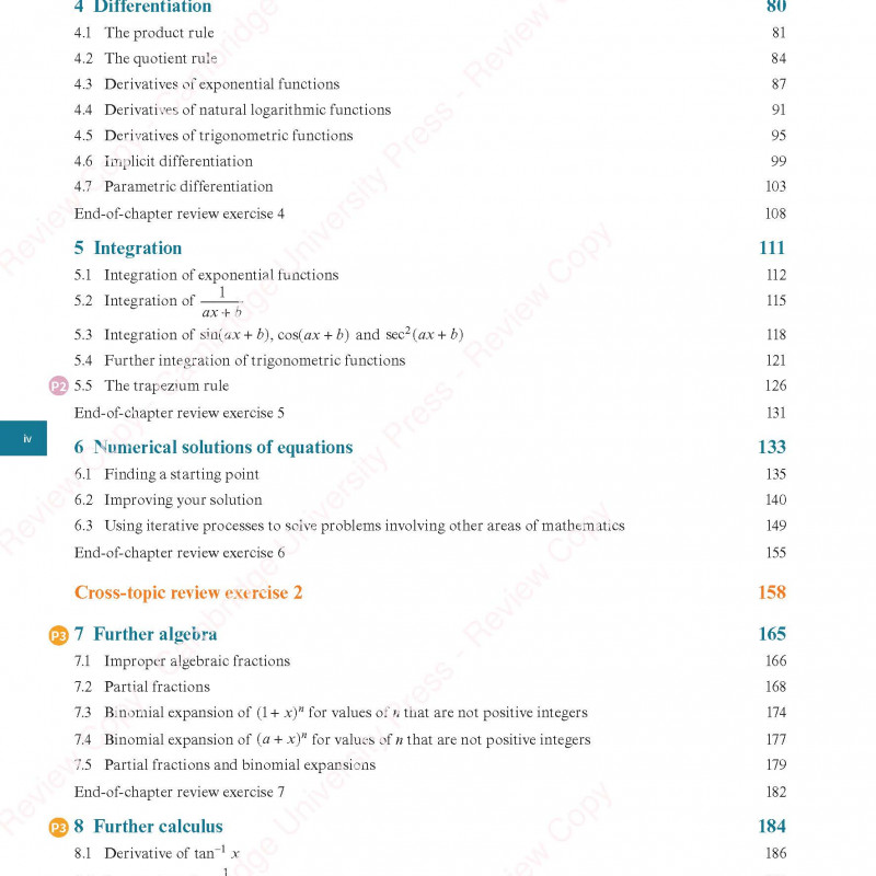 Cambridge International AS A Level Mathematics Pure Mathematics 2 3 Coursebook