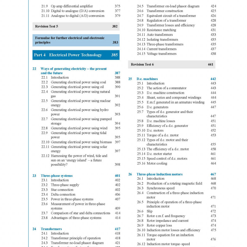 Electrical and Electronic Principles and Technology