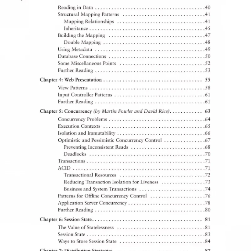 Patterns of Enterprise Application Architecture