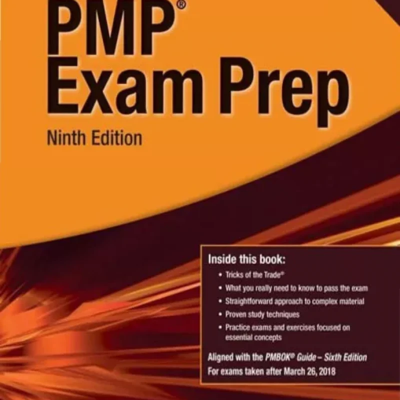 PMP Exam Prep Ninth Edition.