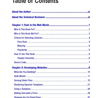 Practical Rust Web Projects