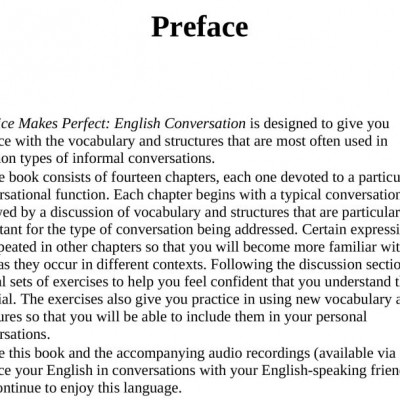 Practice Makes Perfect English Conversation (Sách đen trắng)