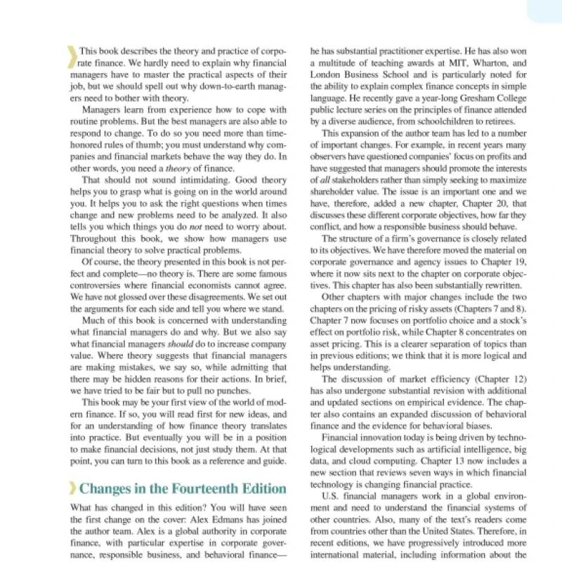 Principles of Corporate Finance