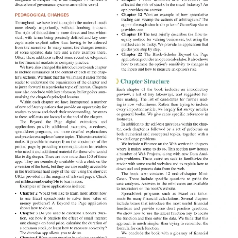 Principles of Corporate Finance