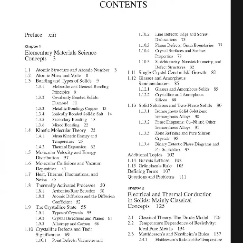 Principles of Electronic Materials and Devices