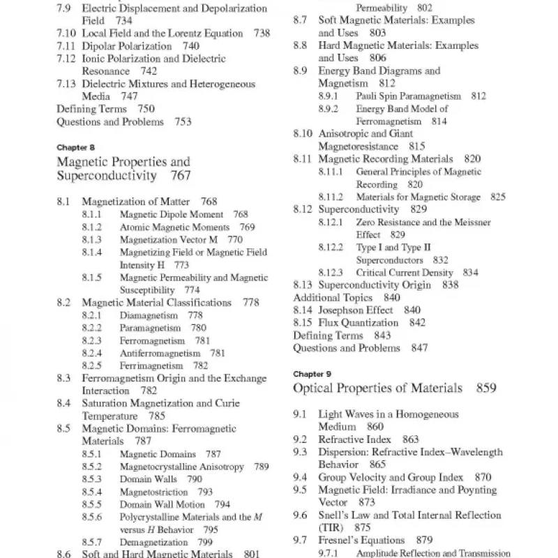 Principles of Electronic Materials and Devices