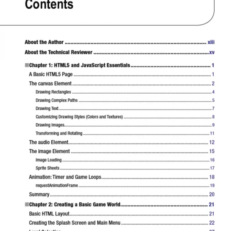 Pro HTML5 Games Learn to Build your Own Games using HTML5 and JavaScript