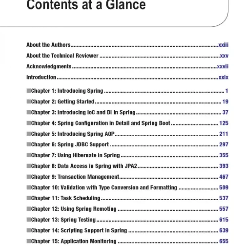 Pro Spring 5 An In-Depth Guide to the Spring Framework and Its Tools