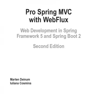 Pro Spring MVC with WebFlux