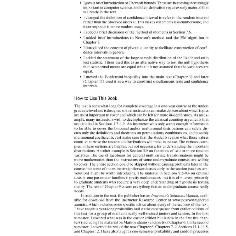 Probability and Statistics (4th Edition)