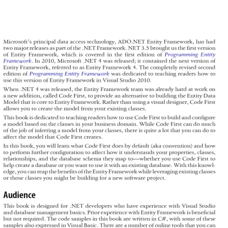 Programming Entity Framework Code First