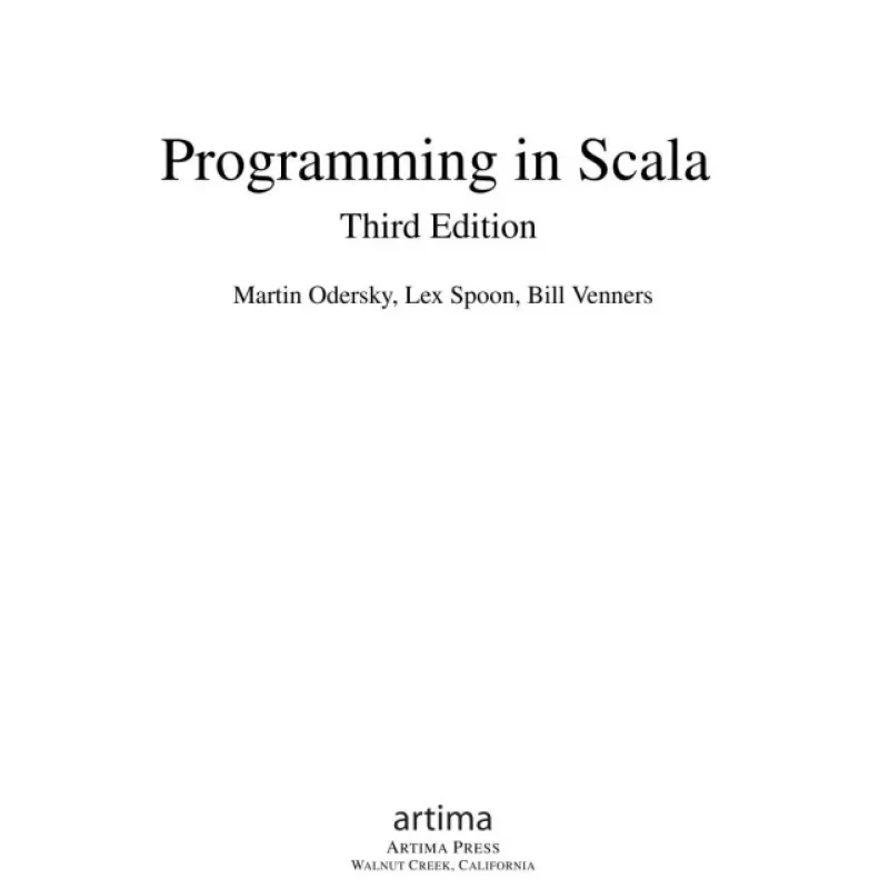 Programming in Scala Updated for Scala 2.12