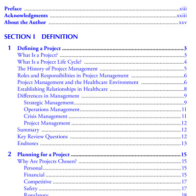 Sách Project Management for Healthcare, Second Edition