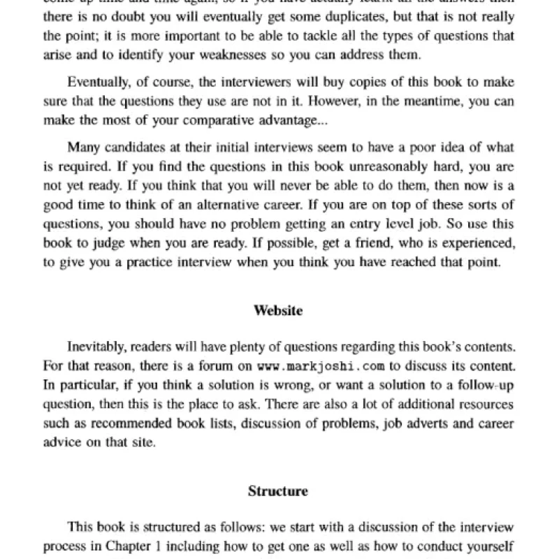 Quant Job Interview Questions And Answers