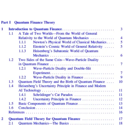 Quantum Finance Intelligent