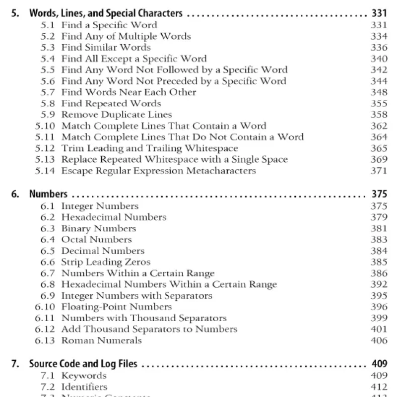 Regular Expressions Cookbook