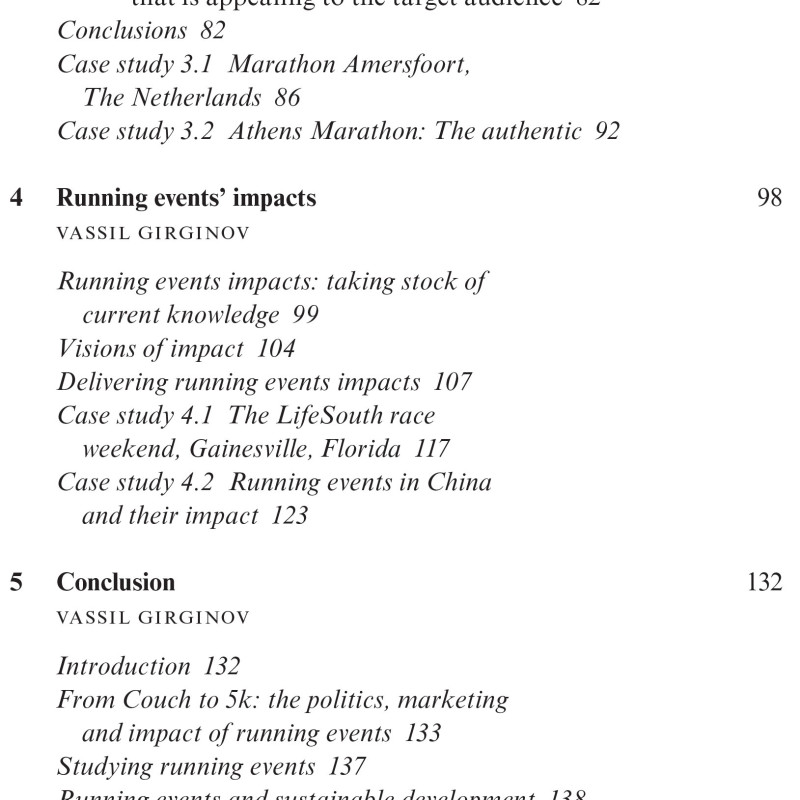 Sách Running Events Policies, Marketing and Impacts