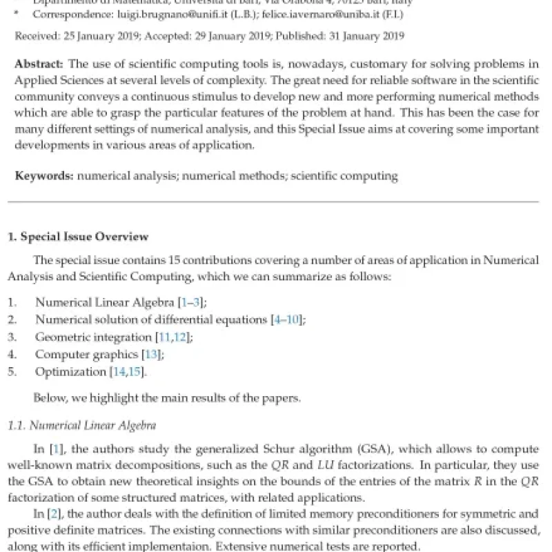 Sách Advanced Numerical Methods in Applied Sciences