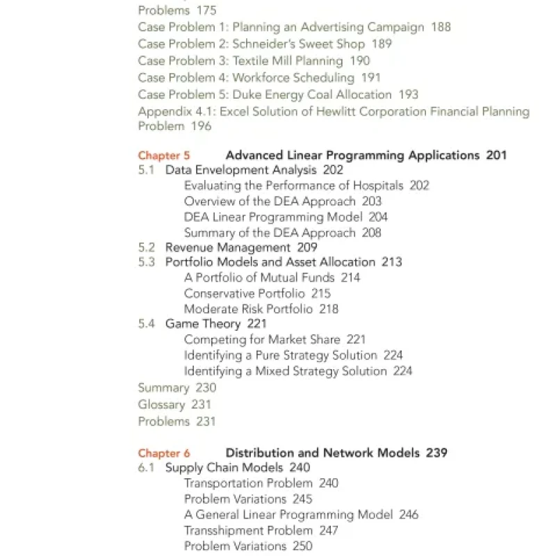 Sách An Introduction to Management Science Quantitative Approaches to Decision Making, 16e
